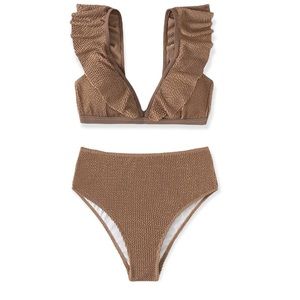 Ruffled Bathing Suit